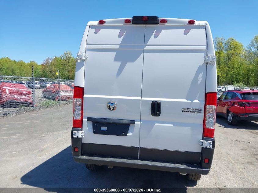 2023 Ram Promaster 2500 High Roof 159 Wb VIN: 3C6LRVDG1PE582626 Lot: 39360006