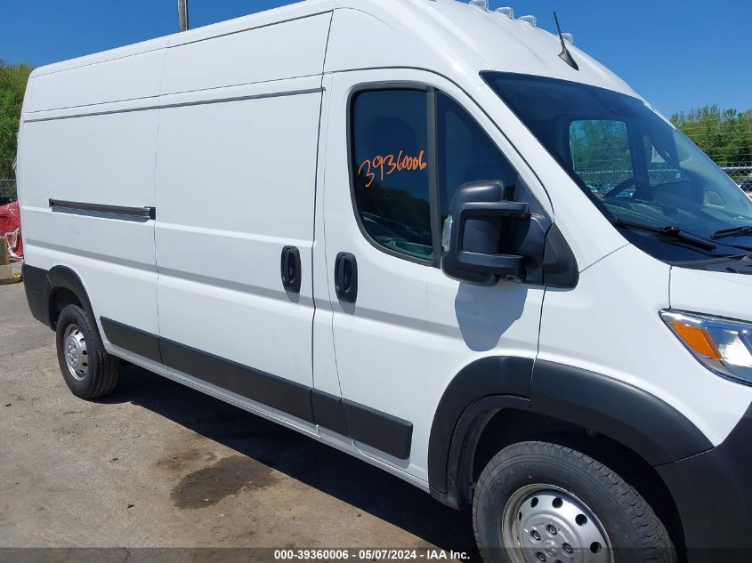 2023 Ram Promaster 2500 High Roof 159 Wb VIN: 3C6LRVDG1PE582626 Lot: 39360006