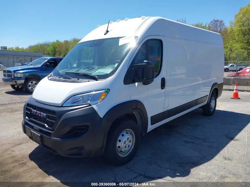 2023 Ram Promaster 2500 High Roof 159 Wb VIN: 3C6LRVDG1PE582626 Lot: 39360006