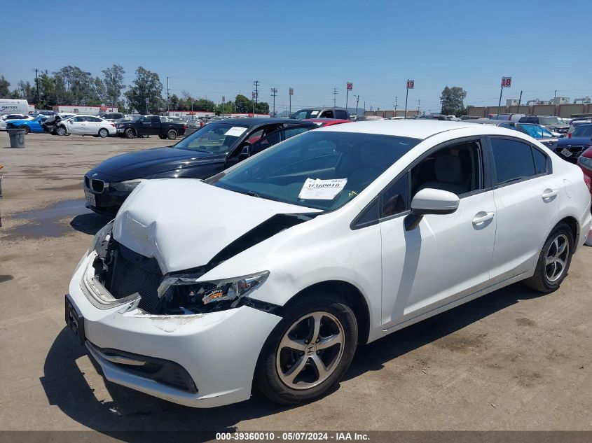 2015 Honda Civic Se VIN: 19XFB2F71FE223846 Lot: 39360010