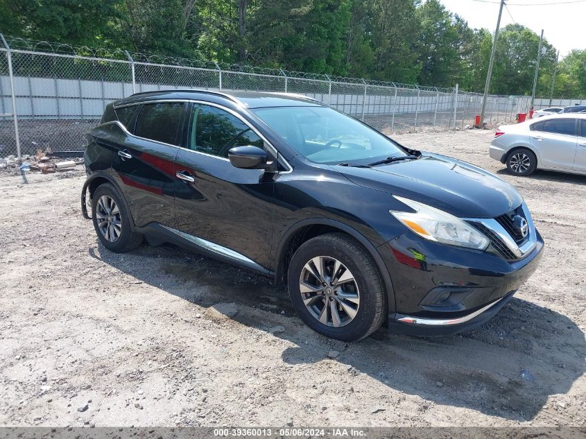 2016 Nissan Murano Sv VIN: 5N1AZ2MG9GN111412 Lot: 39360013