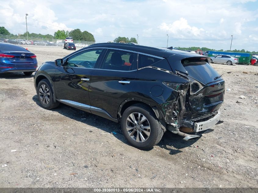 2016 Nissan Murano Sv VIN: 5N1AZ2MG9GN111412 Lot: 39360013