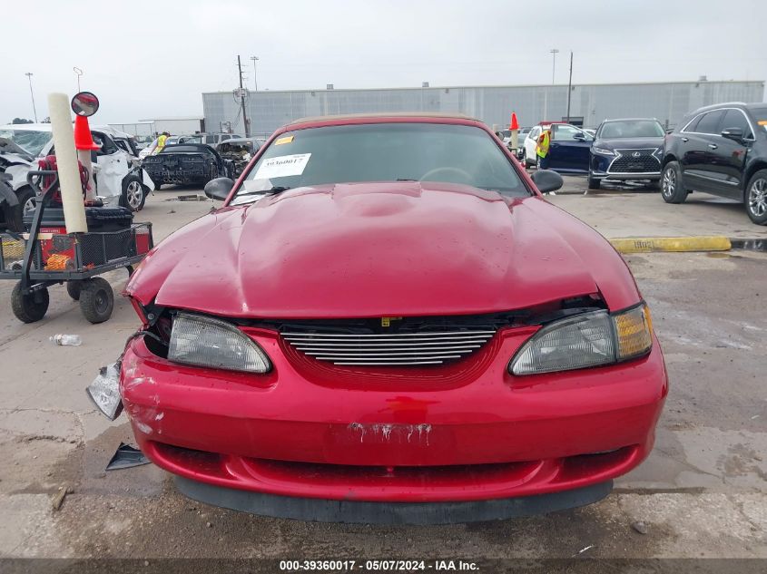 1998 Ford Mustang Gt VIN: 1FAFP45X1WF239569 Lot: 39360017