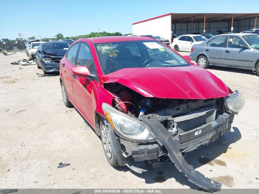 2012 Hyundai Accent Gls VIN: KMHCT4AE6CU083724 Lot: 39360036