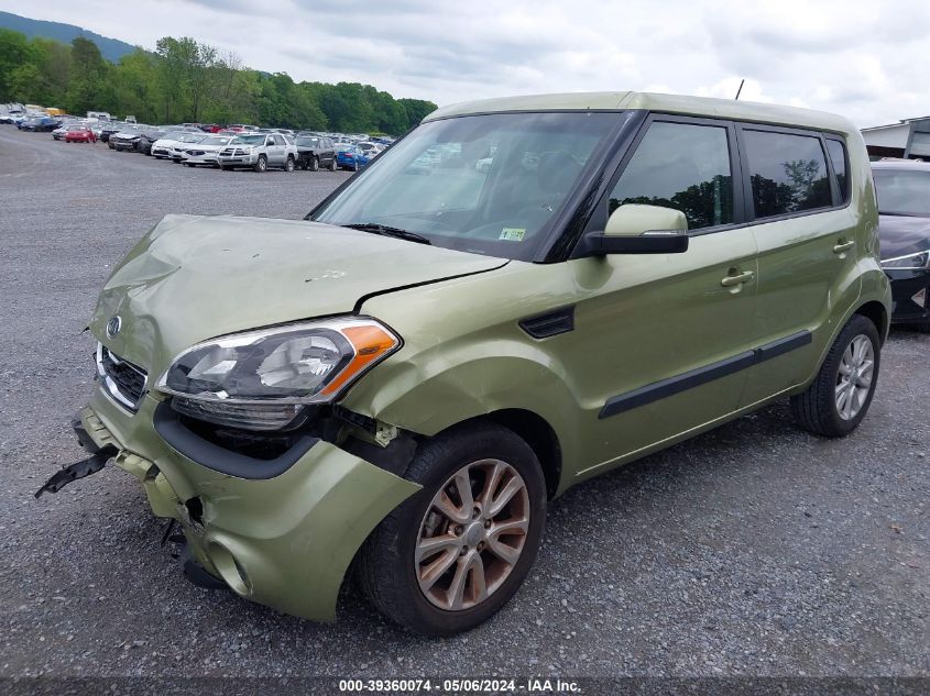 2012 Kia Soul + VIN: KNDJT2A60C7404244 Lot: 39360074