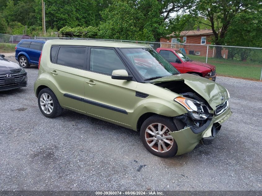 2012 Kia Soul + VIN: KNDJT2A60C7404244 Lot: 39360074