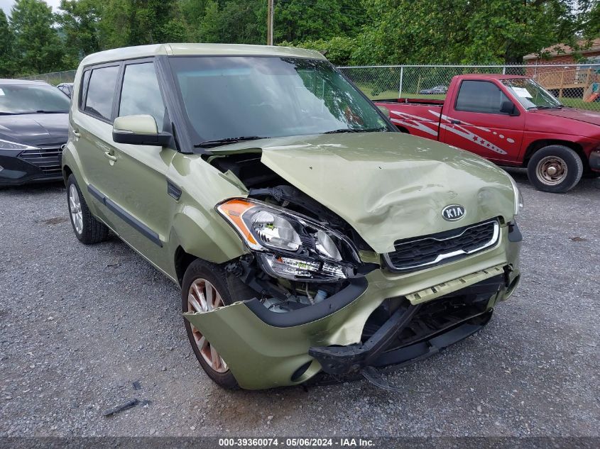 2012 Kia Soul + VIN: KNDJT2A60C7404244 Lot: 39360074