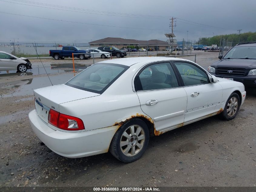 2005 Kia Optima Ex V6/Lx V6 VIN: KNAGD128455390118 Lot: 39360083