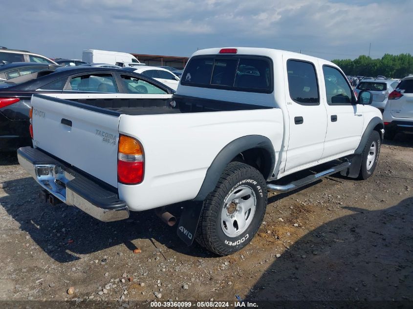 2004 Toyota Tacoma Base V6 VIN: 5TEHN72N94Z371394 Lot: 39360099