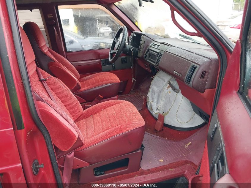 1993 Chevrolet Astro VIN: 1GNDM19Z0PB140178 Lot: 39360110