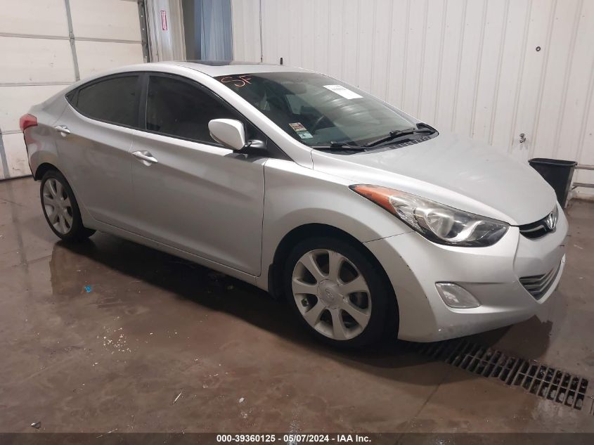 2013 Hyundai Elantra Limited VIN: KMHDH4AE8DU991034 Lot: 39360125