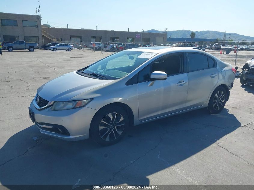 2014 Honda Civic Ex VIN: 19XFB2F84EE217627 Lot: 39360126