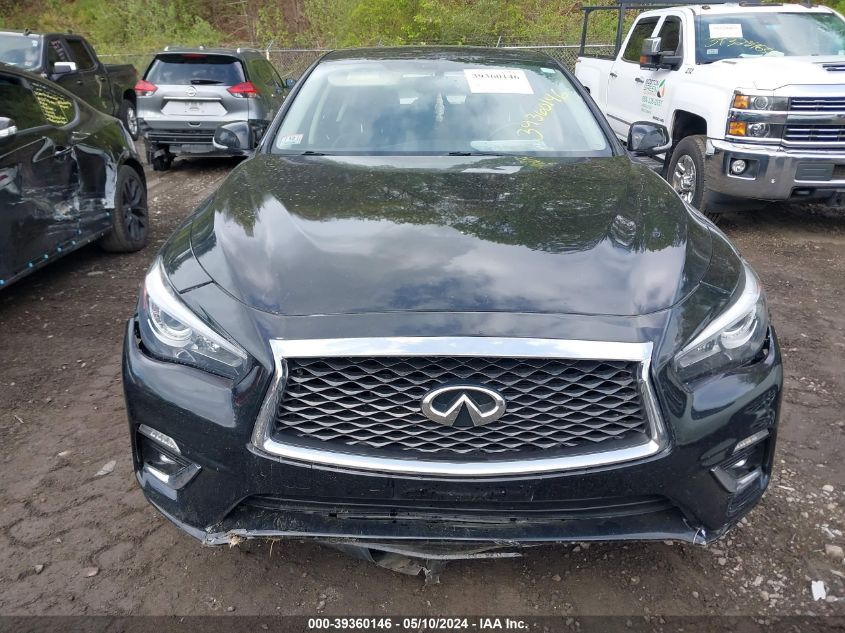 2018 Infiniti Q50 3.0T Luxe VIN: JN1EV7AR4JM441155 Lot: 39360146