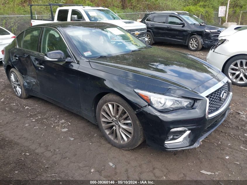 2018 Infiniti Q50 3.0T Luxe VIN: JN1EV7AR4JM441155 Lot: 39360146