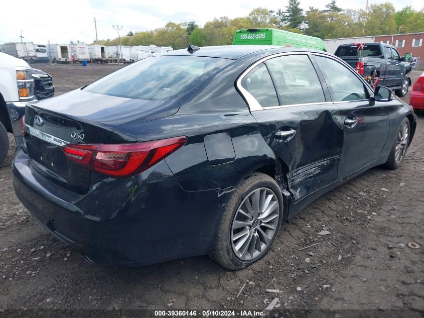 2018 Infiniti Q50 3.0T Luxe VIN: JN1EV7AR4JM441155 Lot: 39360146