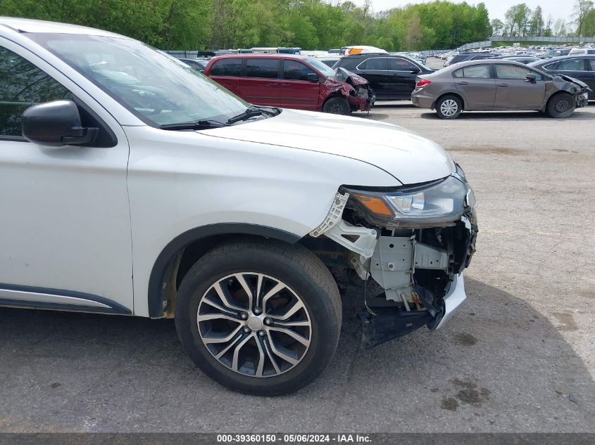 2016 Mitsubishi Outlander Es VIN: JA4AZ3A36GZ037820 Lot: 39360150