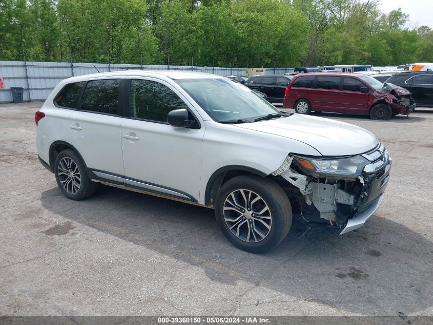 2016 Mitsubishi Outlander Es VIN: JA4AZ3A36GZ037820 Lot: 39360150