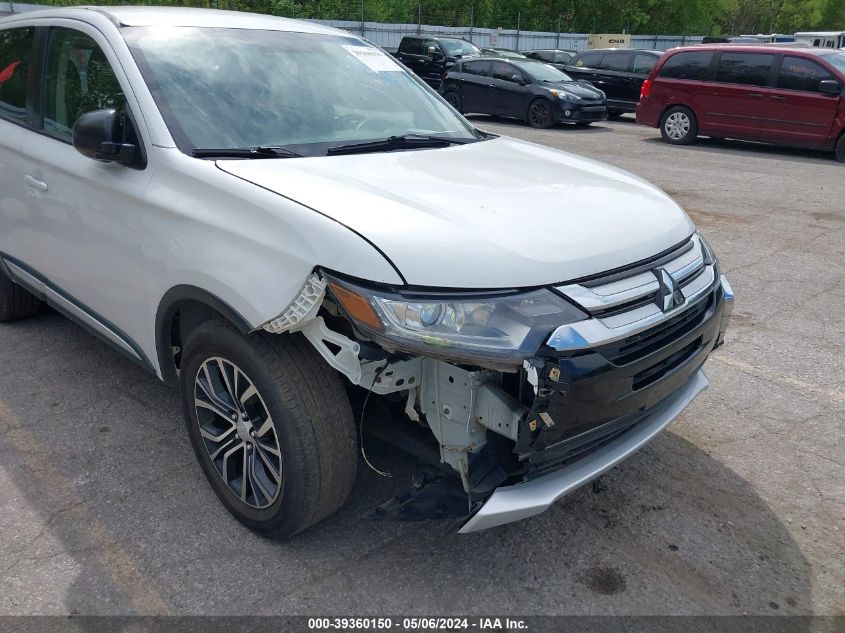 2016 Mitsubishi Outlander Es VIN: JA4AZ3A36GZ037820 Lot: 39360150