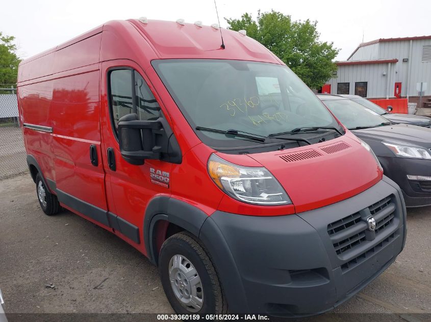 2018 Ram Promaster 2500 High Roof 159 Wb VIN: 3C6TRVDG1JE129372 Lot: 39360159