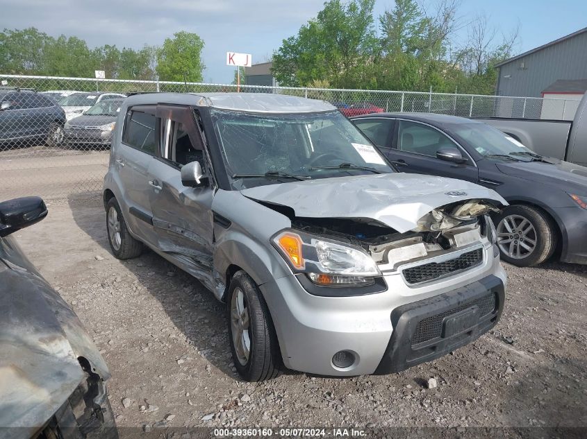 2011 Kia Soul + VIN: KNDJT2A27B7297771 Lot: 39360160