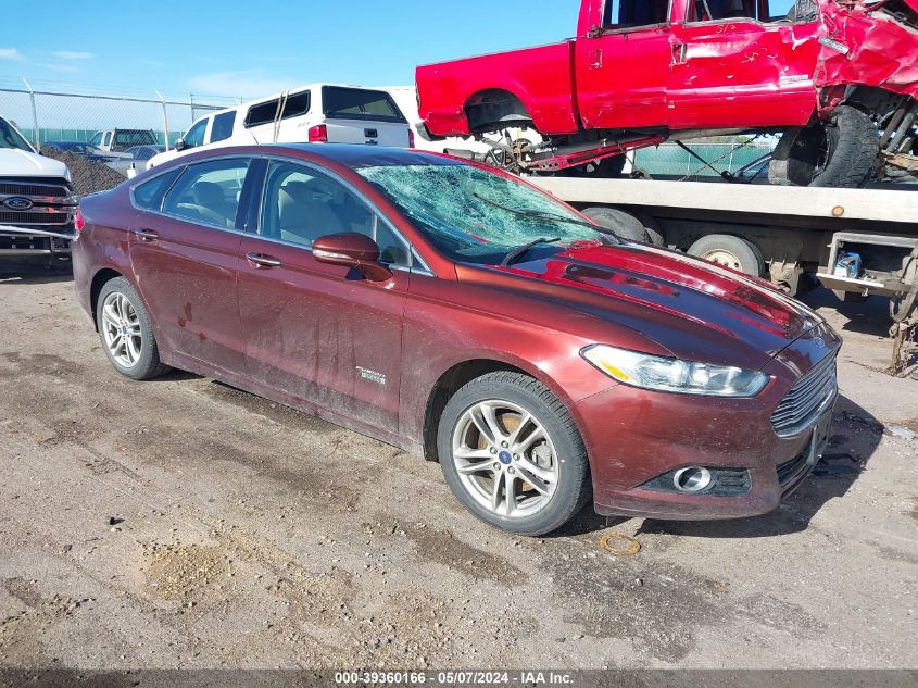 2016 Ford Fusion Energi Titanium VIN: 3FA6P0SU4GR252789 Lot: 39360166