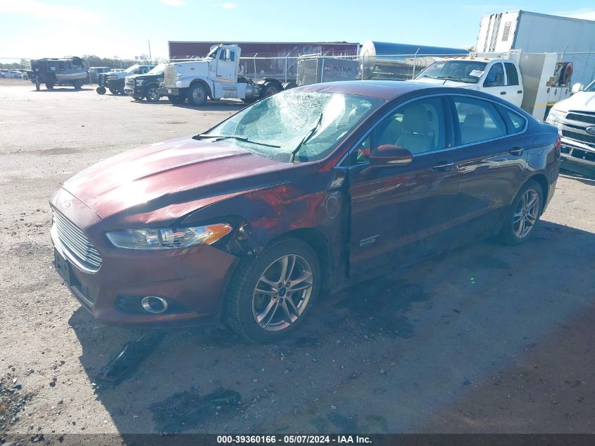 2016 Ford Fusion Energi Titanium VIN: 3FA6P0SU4GR252789 Lot: 39360166