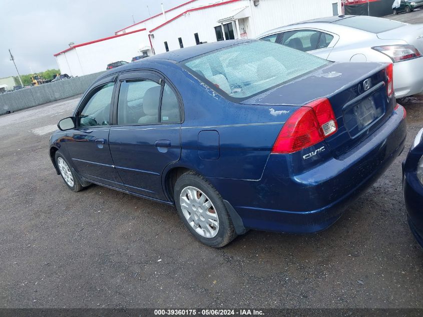 2HGES16504H607611 | 2004 HONDA CIVIC