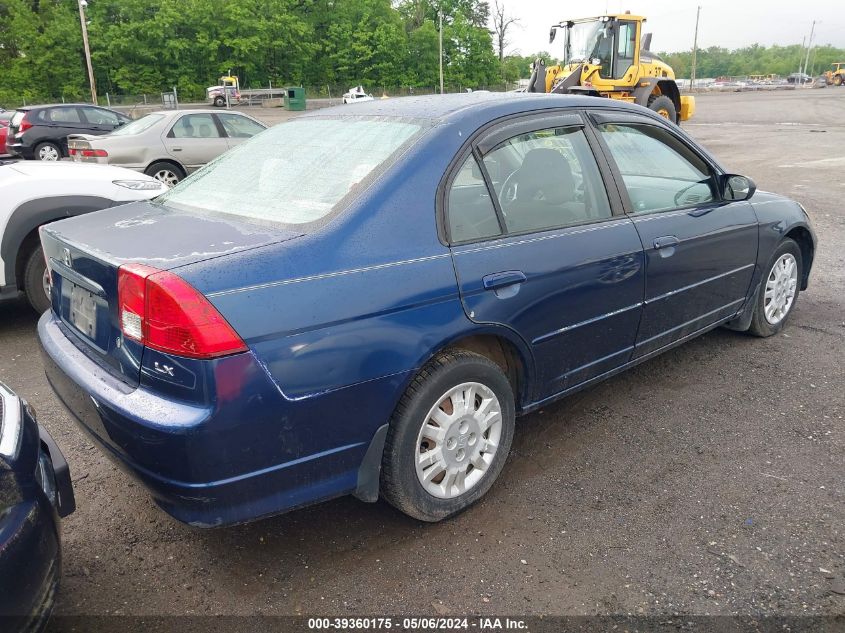 2HGES16504H607611 | 2004 HONDA CIVIC