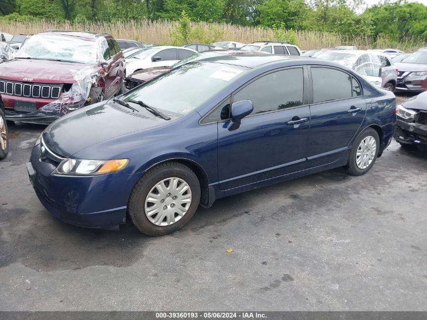 1HGFA46568L000985 | 2008 HONDA CIVIC