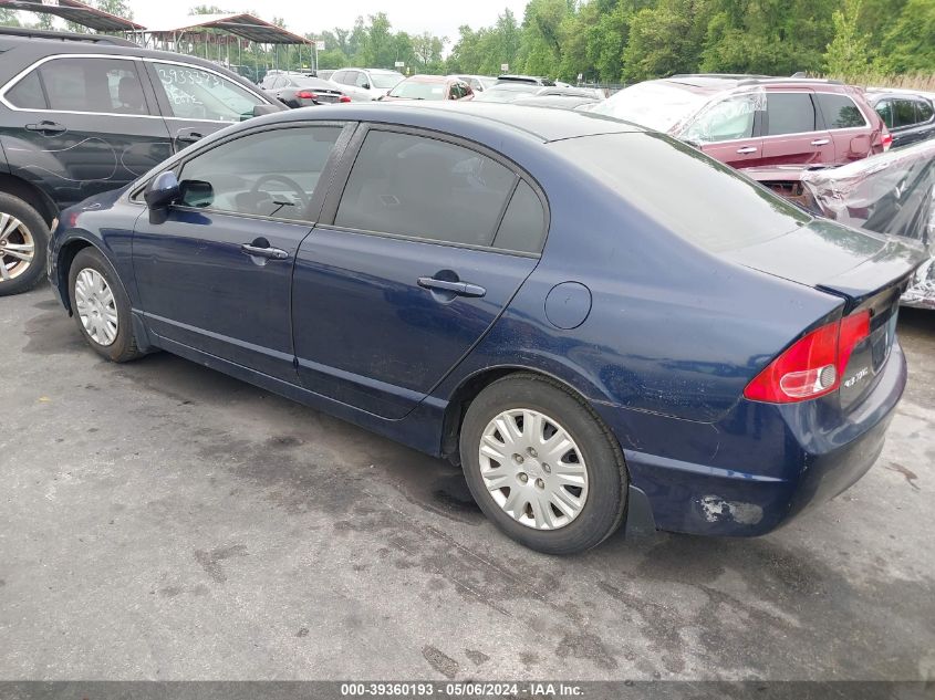 1HGFA46568L000985 | 2008 HONDA CIVIC