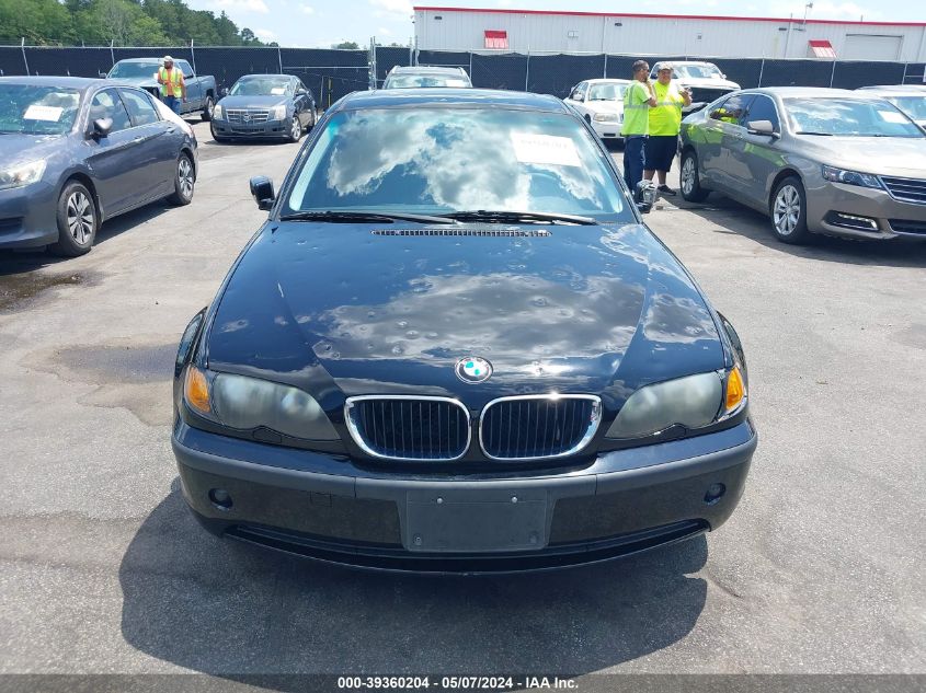 2002 BMW 325I VIN: WBAET37452NJ21455 Lot: 39360204