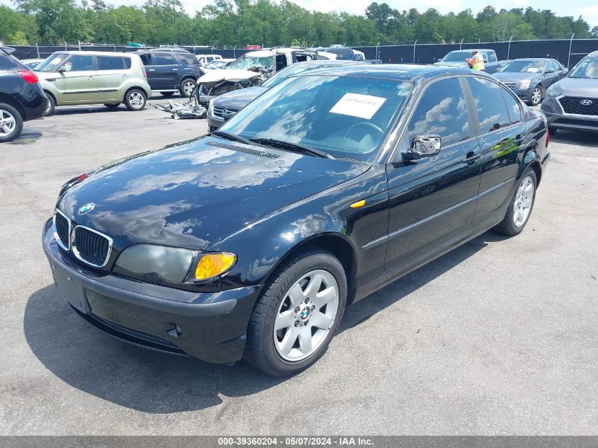 2002 BMW 325I VIN: WBAET37452NJ21455 Lot: 39360204