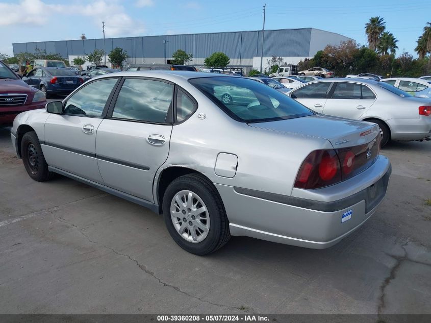 2004 Chevrolet Impala VIN: 2G1WF52E649118508 Lot: 39360208