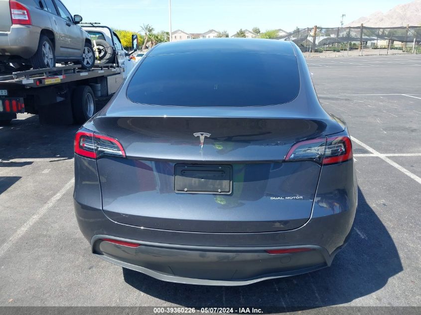 2023 Tesla Model Y Awd/Long Range Dual Motor All-Wheel Drive VIN: 7SAYGDEE2PF919359 Lot: 39360226