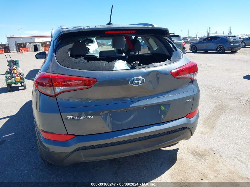2017 Hyundai Tucson Se VIN: KM8J3CA46HU259610 Lot: 39360247