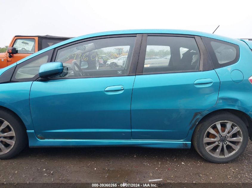 2012 Honda Fit Sport VIN: JHMGE8H53CC010828 Lot: 39360265