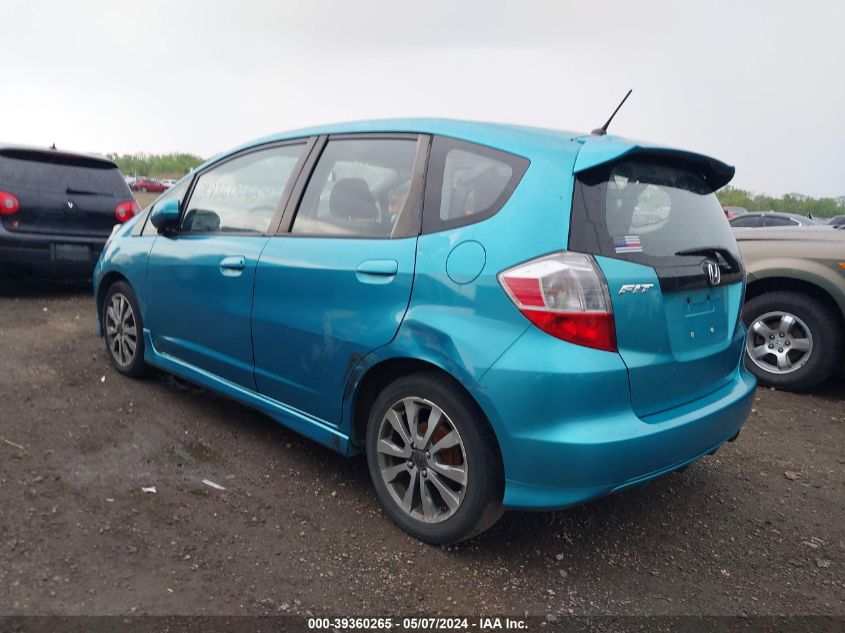 2012 Honda Fit Sport VIN: JHMGE8H53CC010828 Lot: 39360265