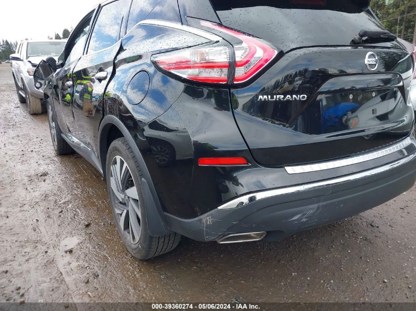 2018 Nissan Murano Platinum VIN: 5N1AZ2MH7JN182317 Lot: 39360274