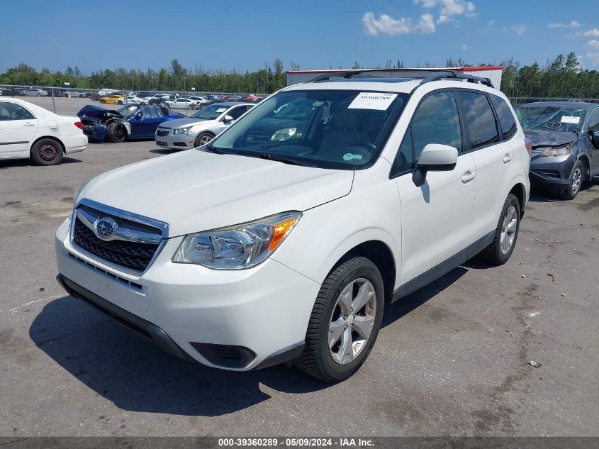 2016 Subaru Forester 2.5I Premium VIN: JF2SJADC6GH500032 Lot: 39360289