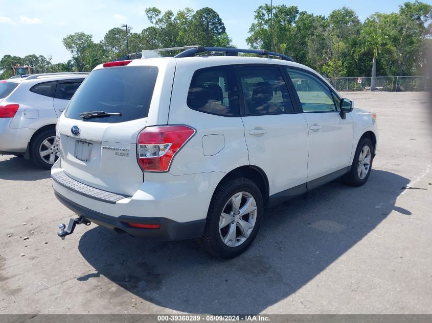 2016 Subaru Forester 2.5I Premium VIN: JF2SJADC6GH500032 Lot: 39360289