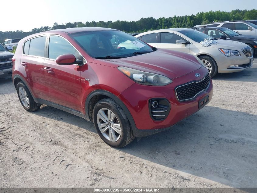 2017 Kia Sportage Lx VIN: KNDPMCAC6H7039966 Lot: 39360295