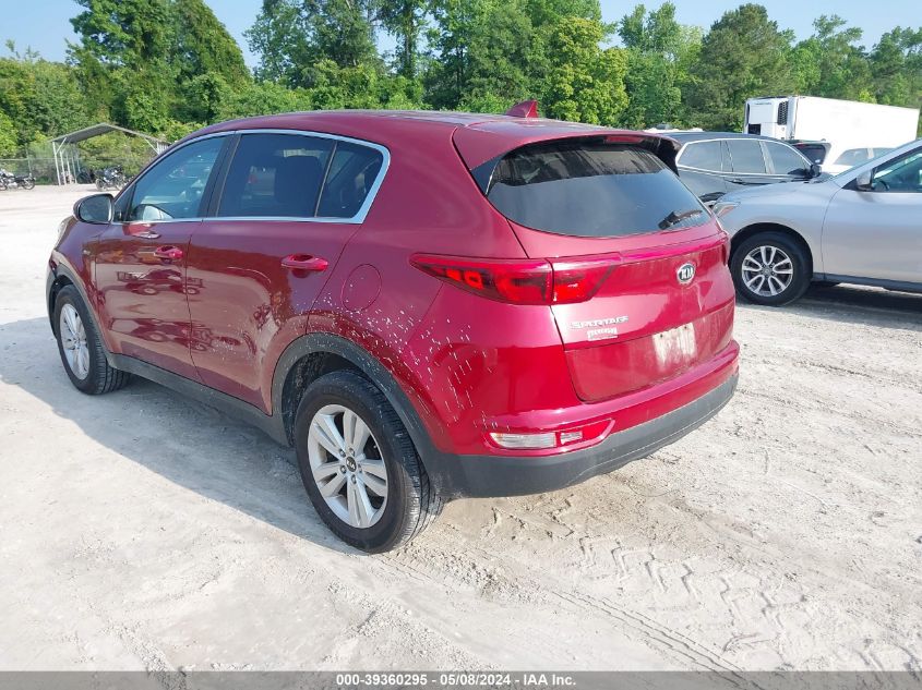 2017 Kia Sportage Lx VIN: KNDPMCAC6H7039966 Lot: 39360295