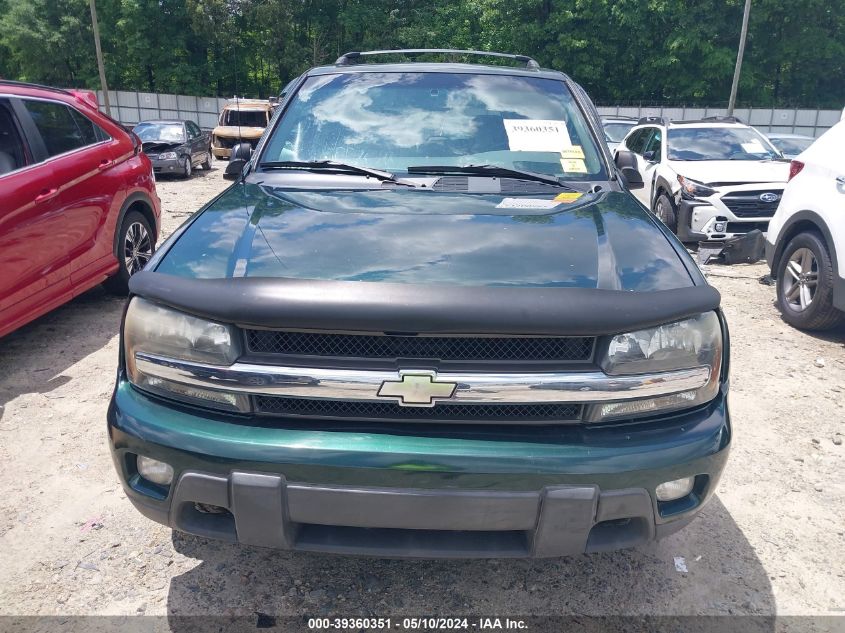 2002 Chevrolet Trailblazer Lt VIN: 1GNDS13S922260779 Lot: 39360351