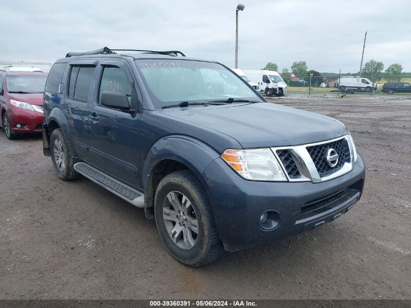 2010 Nissan Pathfinder Se VIN: 5N1AR1NB1AC611533 Lot: 39360391