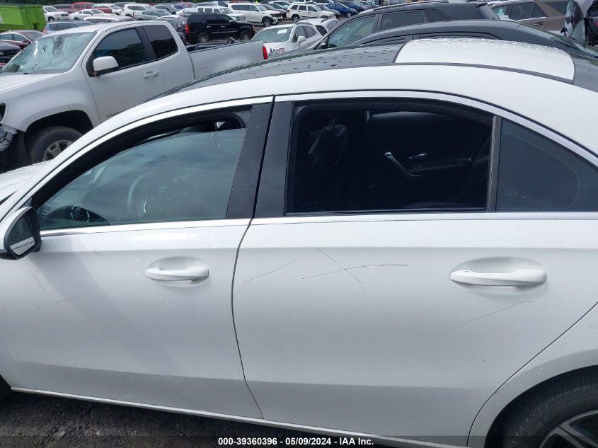 2019 Mercedes-Benz A 220 VIN: WDD3G4EB5KW012046 Lot: 39360396