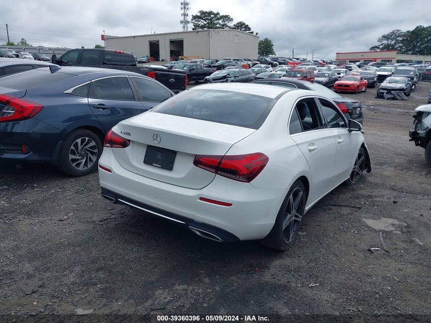 2019 Mercedes-Benz A 220 VIN: WDD3G4EB5KW012046 Lot: 39360396