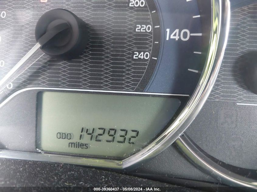 2014 Toyota Corolla Le VIN: 2T1BURHE7EC087877 Lot: 39360437