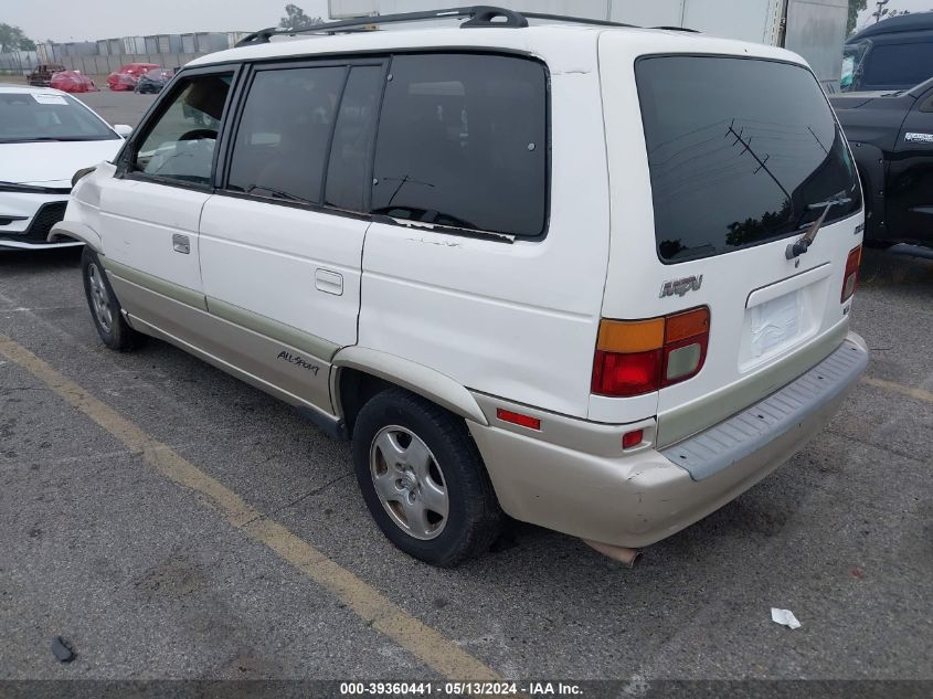 1998 Mazda Mpv Wagon VIN: JM3LV5223W0843930 Lot: 39360441