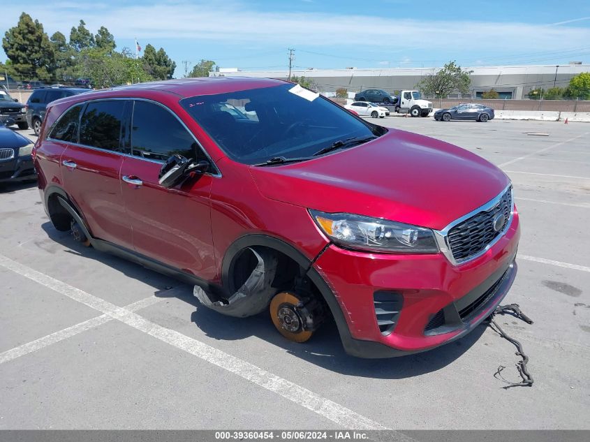 5XYPG4A58KG571597 2019 KIA SORENTO - Image 1