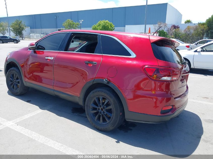 2019 KIA SORENTO 3.3L LX - 5XYPG4A58KG571597